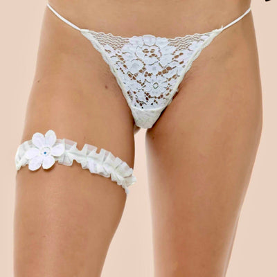 Ellipse Lace String 161255-Panties-Ellipse-Ivory-Small-Anna Bella Fine Lingerie, Reveal Your Most Gorgeous Self!