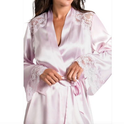 Jonquil Love Me Now Wrap LMN030 in Rose Water-Robes-Jonquil in Bloom-Rose Water-XSmall/Small-Anna Bella Fine Lingerie, Reveal Your Most Gorgeous Self!