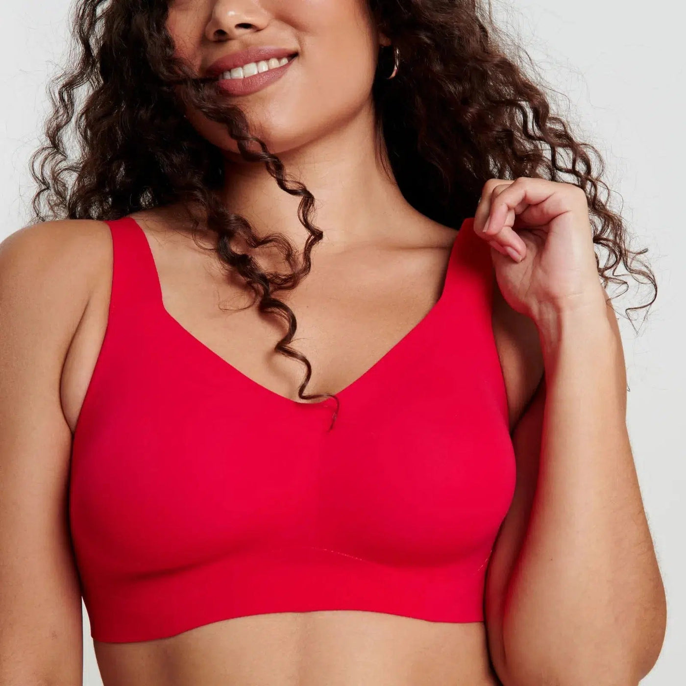 Evelyn & Bobbie Beyond Bra in Limited Ruby with Rose Gold-Non-Wired Bras-Evelyn & Bobbie-Limited Ruby-Small-Anna Bella Fine Lingerie, Reveal Your Most Gorgeous Self!
