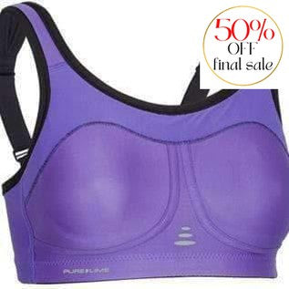 Pure Lime Sports Bra 00-98-Sports Bras-Pure Lime-Purple-34-DD-Anna Bella Fine Lingerie, Reveal Your Most Gorgeous Self!
