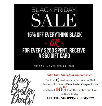 Black Friday Savings!