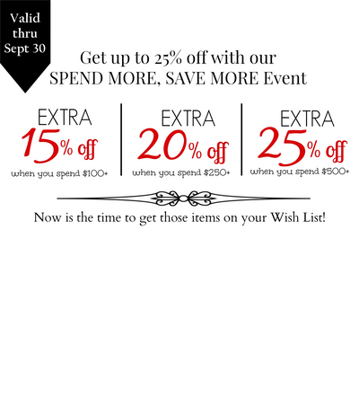 SPEND MORE - SAVE MORE EVENT!