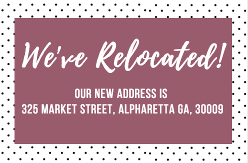 We've Relocated!