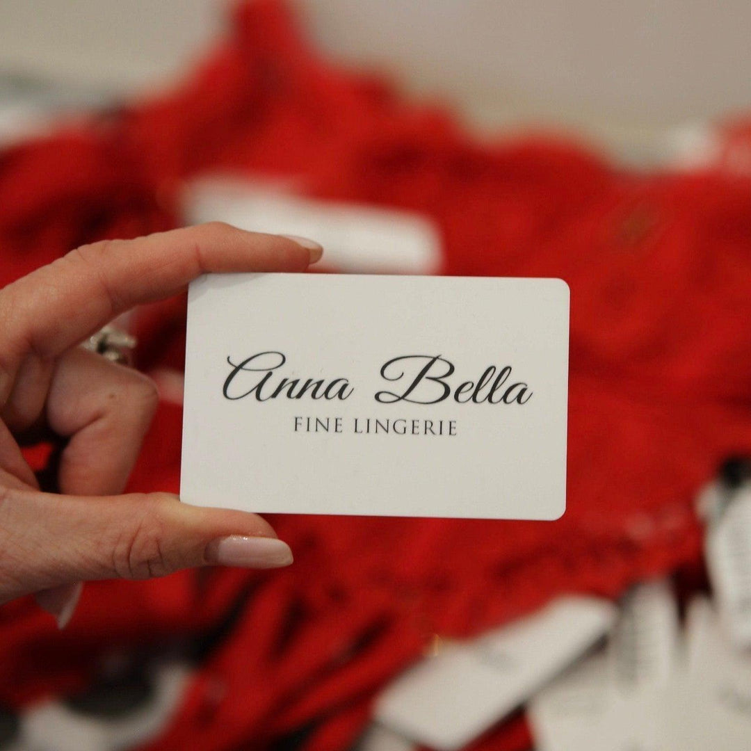 ABFL Gift Cards-Anna Bella Fine Lingerie, Fine Lingerie for Your Most Gorgeous Self!