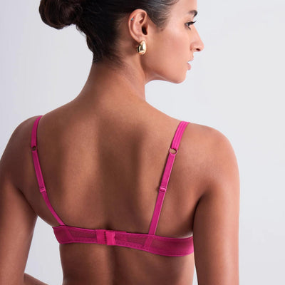 Aubade Sweet Euphoria UW Half Cup Bra in Passion Rose 6BF14-Anna Bella Fine Lingerie-Passion Rose-32-B