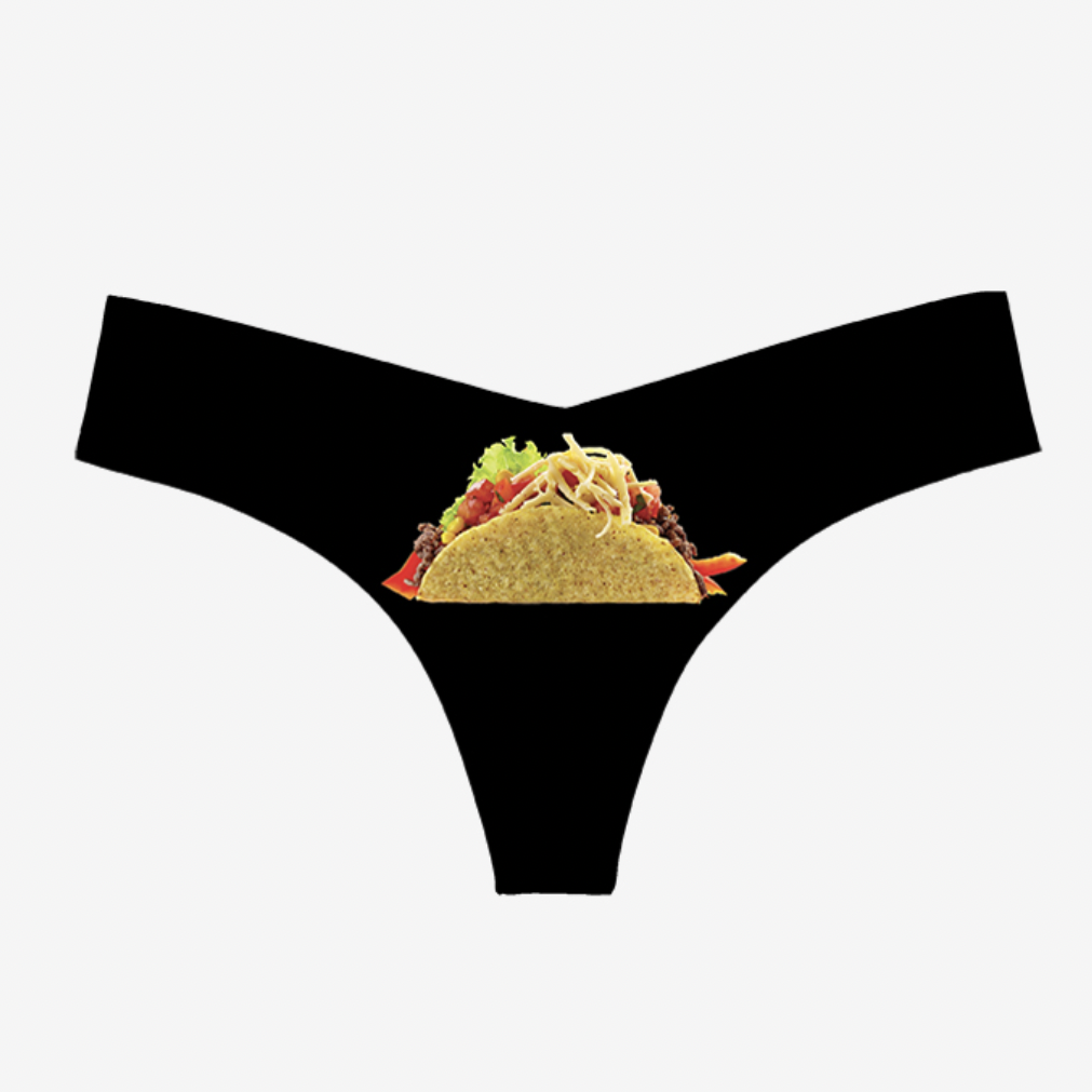 Commando Taco Print Photo-Op Thong CT18