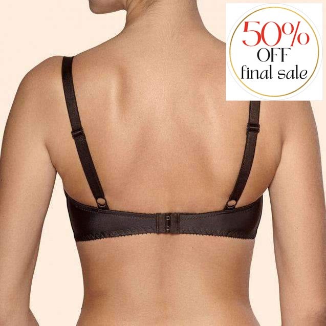 Ajour Alicia Full Cup Bra BM7-Bras-Ajour-Chocolate-32-E-Anna Bella Fine Lingerie, Reveal Your Most Gorgeous Self!