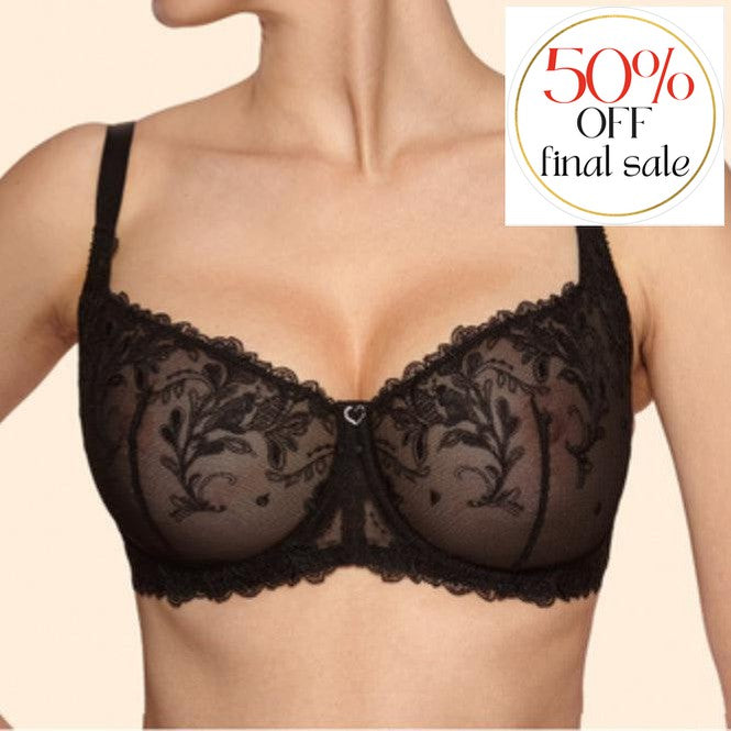 Ajour Andromeda Soft Cup BM7-Anna Bella Fine Lingerie-Black-32-D