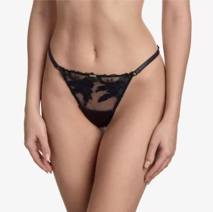 Ajour Astalis Adjustable G-String C226-Anna Bella Fine Lingerie-Black-XSmall-
