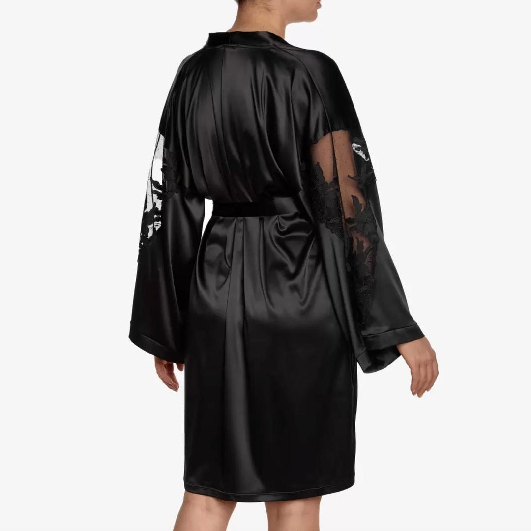 Ajour Astralis Lounge Robe KIM2-Robes-Ajour-Black-XSmall/Small-Anna Bella Fine Lingerie, Reveal Your Most Gorgeous Self!
