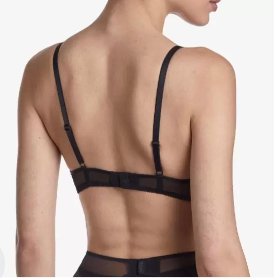 Ajour Astralis Plunge UW Bra BM10-Bras-Ajour-Black-32-C-Anna Bella Fine Lingerie, Reveal Your Most Gorgeous Self!