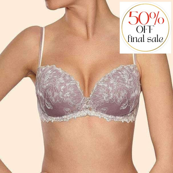 Ajour Bronte Padded Bra with Inserts BP262-Anna Bella Fine Lingerie-Light Lilac-34-B