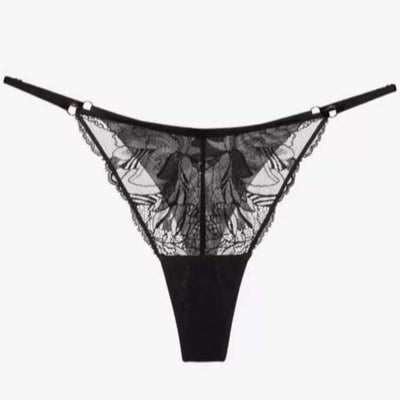 Ajour Campo Del Moro Lace G-String C226-Anna Bella Fine Lingerie-Black-XSmall-