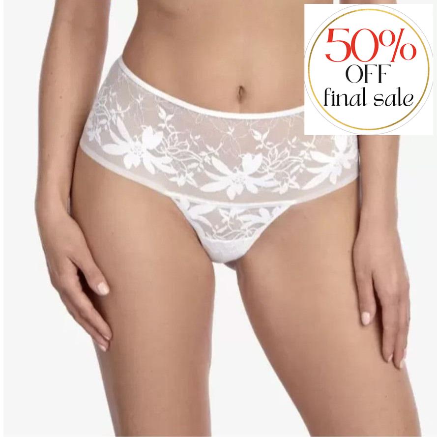 Ajour Capranica Brazilian Brief C27-Anna Bella Fine Lingerie-White-XSmall-