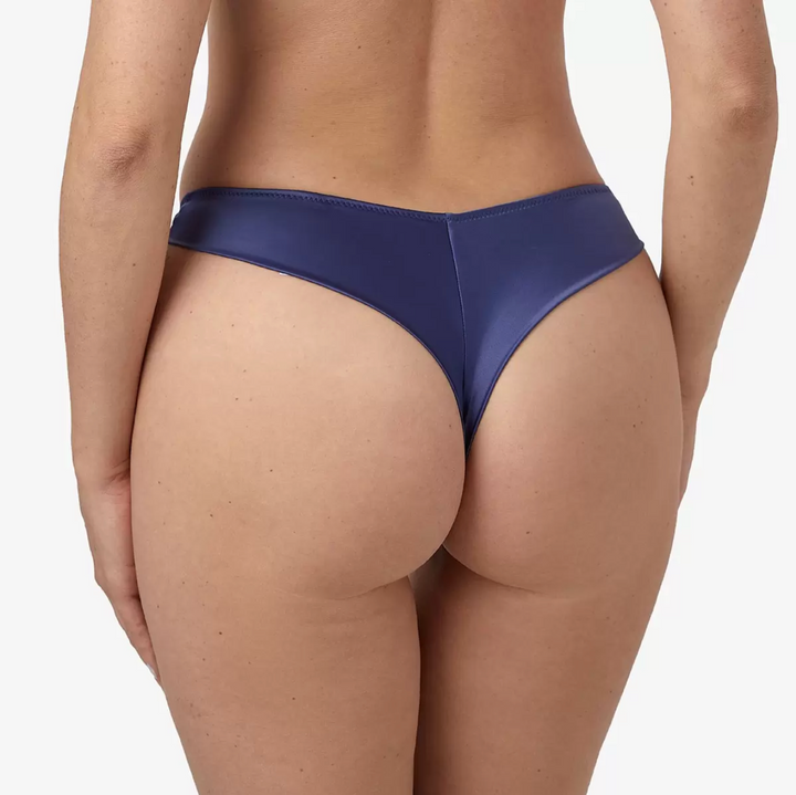 Ajour Celestial Satin High Leg Thong C15a-Panties-Ajour-Indigo-XSmall-Anna Bella Fine Lingerie, Reveal Your Most Gorgeous Self!