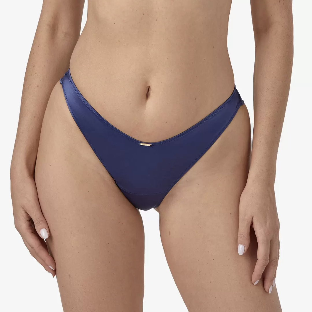 Ajour Celestial Satin High Leg Thong C15a-Panties-Ajour-Indigo-XSmall-Anna Bella Fine Lingerie, Reveal Your Most Gorgeous Self!