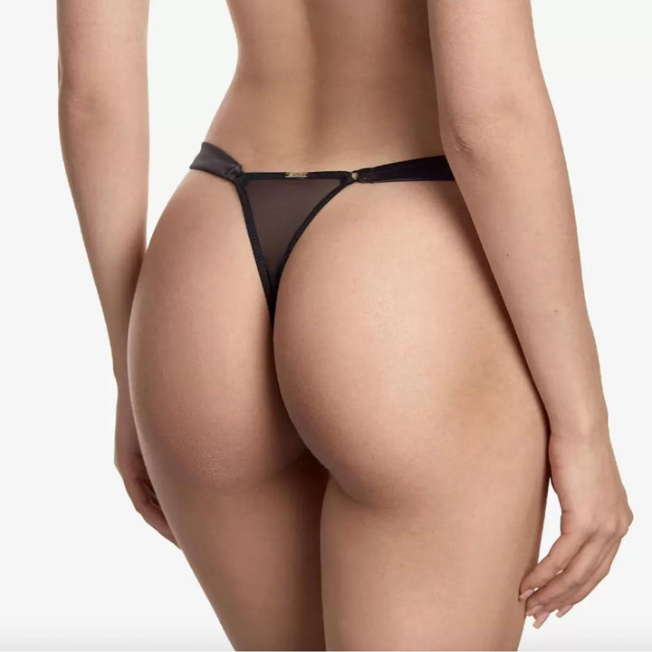 Ajour Eclipse Lace G-String C240-Panties-Ajour-Black-XSmall-Anna Bella Fine Lingerie, Reveal Your Most Gorgeous Self!