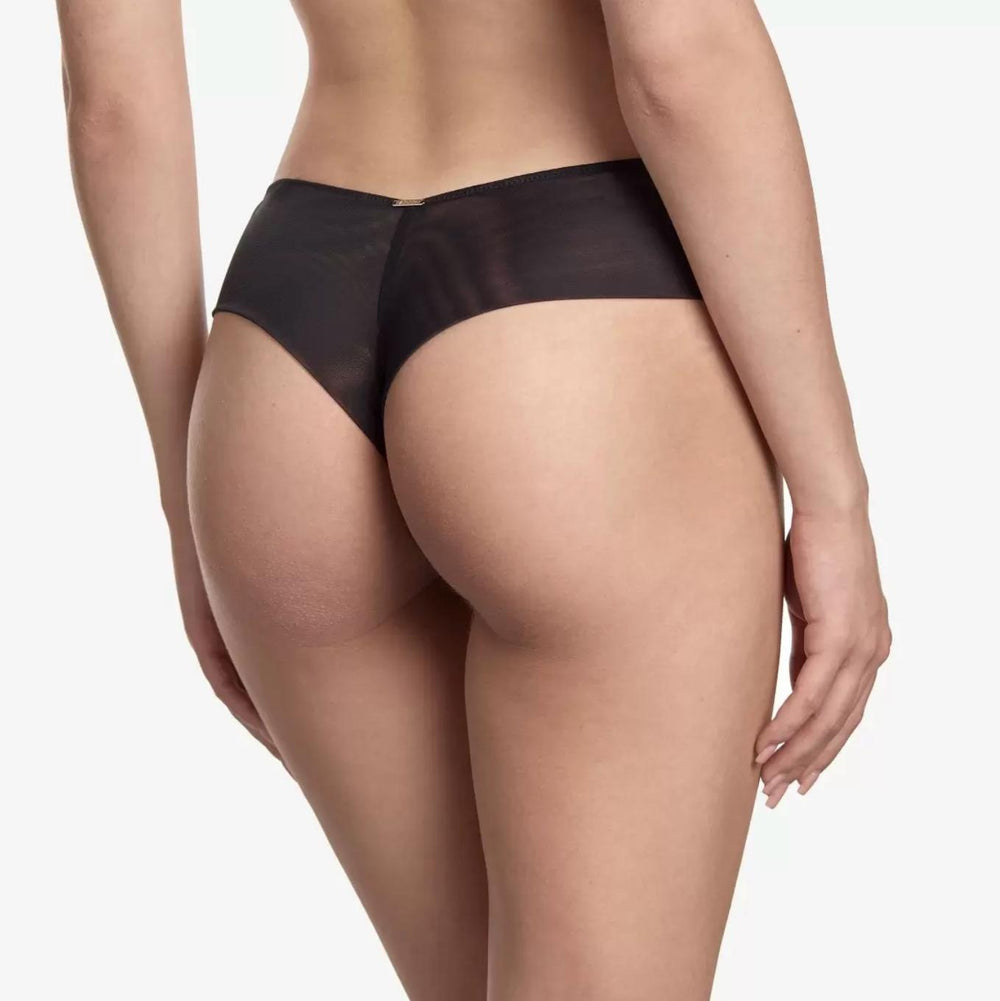 Ajour Eclipse Seamless Back Thong C170-Panties-Ajour-Black-XSmall-Anna Bella Fine Lingerie, Reveal Your Most Gorgeous Self!