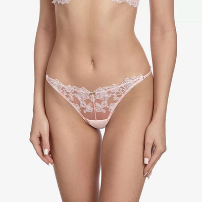 Ajour Fleur G-Strings C240 in Powder-Anna Bella Fine Lingerie-Powder-Small-