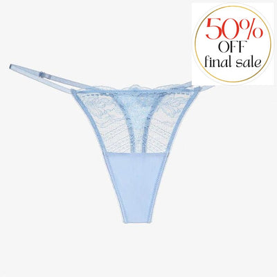 Ajour Forget-Me-Not G-String C226-Anna Bella Fine Lingerie-Sky Blue-XSmall-