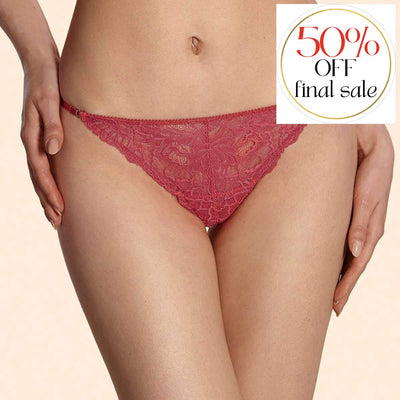 Ajour Galatea Lace G-String C226-Anna Bella Fine Lingerie-Coral-Small-