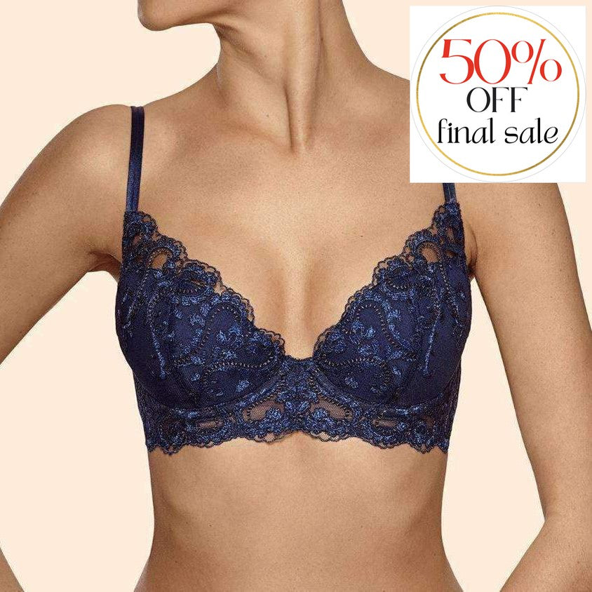 Ajour Grand Marnier Padded Bra BP16-Anna Bella Fine Lingerie-Blue-34-A