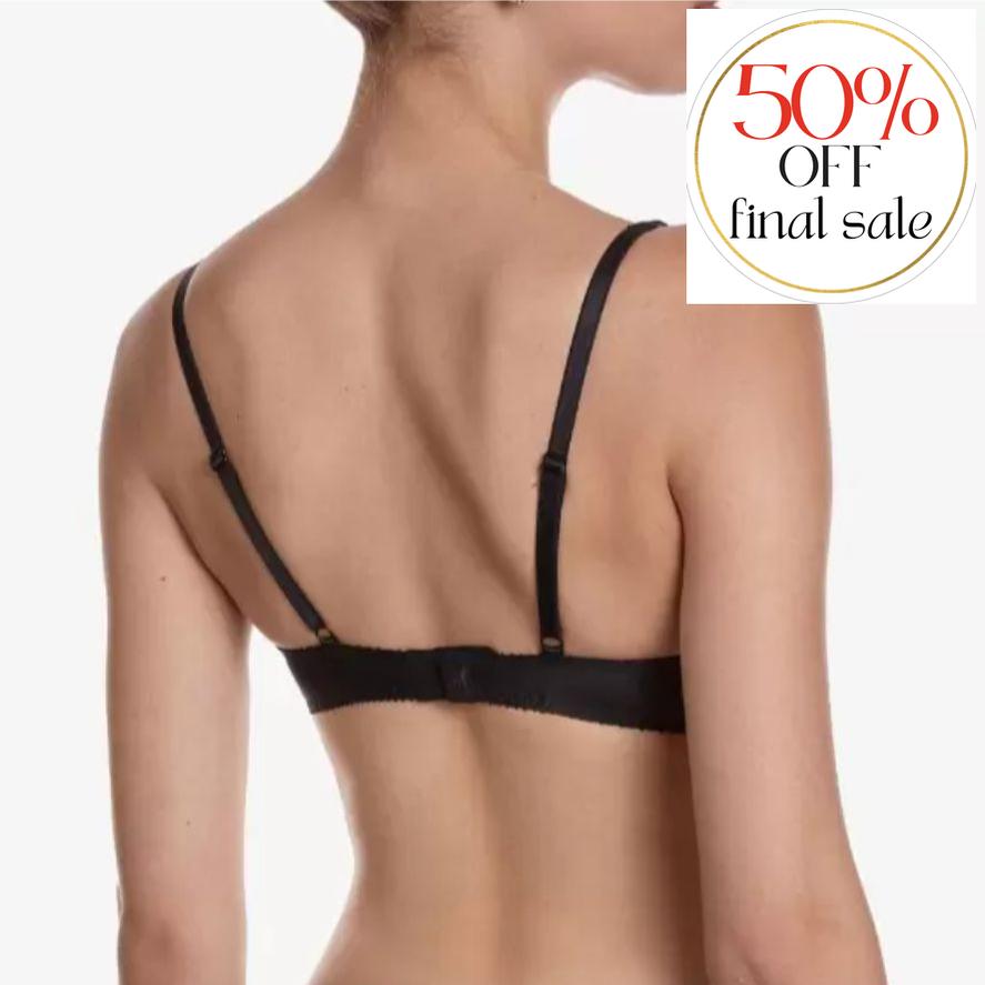 Ajour Heathrow Demi Cup with Padding BM16 in Black-Anna Bella Fine Lingerie-Black-32-B