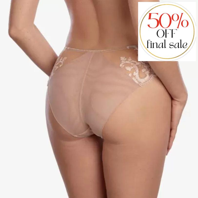 Ajour La Fenice Seamless Panties T88-Panties-Ajour-Capuccino-XSmall-Anna Bella Fine Lingerie, Reveal Your Most Gorgeous Self!