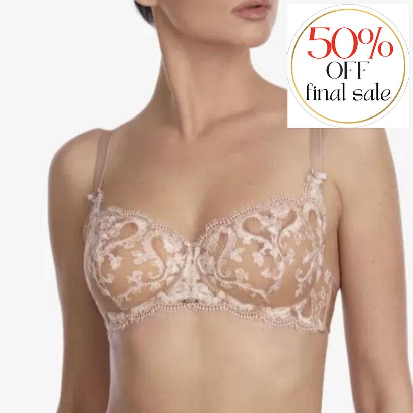 Ajour La Fenice Underwire Bra BM7-Bras-Ajour-Capuccino-34-B-Anna Bella Fine Lingerie, Reveal Your Most Gorgeous Self!