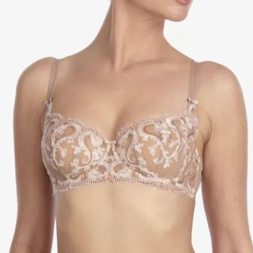 Ajour La Fenice Vertical Seam Bra BM101-Anna Bella Fine Lingerie-Capuccino-36-E