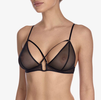 Ajour Loveessence Bralette BM4-Bralette-Ajour-Black-XSmall-Anna Bella Fine Lingerie, Reveal Your Most Gorgeous Self!
