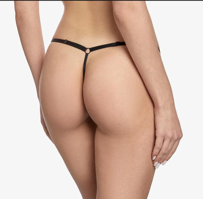 Ajour Loveessence G-String C224-Anna Bella Fine Lingerie-Black-XSmall-