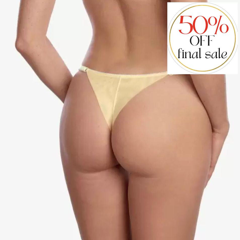 Ajour Lyceum Adjustable G-String C226a in Cream-Anna Bella Fine Lingerie-Cream-XSmall-