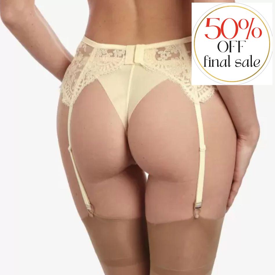 Ajour Lyceum Garter Belt PJ1 in Cream-Anna Bella Fine Lingerie-Cream-XSmall-