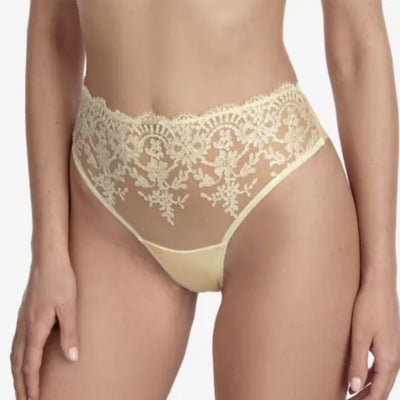 Ajour Lyceum Seamless Back Brazilian Thong C171 in Cream-Panties-Ajour-Cream-XSmall-Anna Bella Fine Lingerie, Reveal Your Most Gorgeous Self!