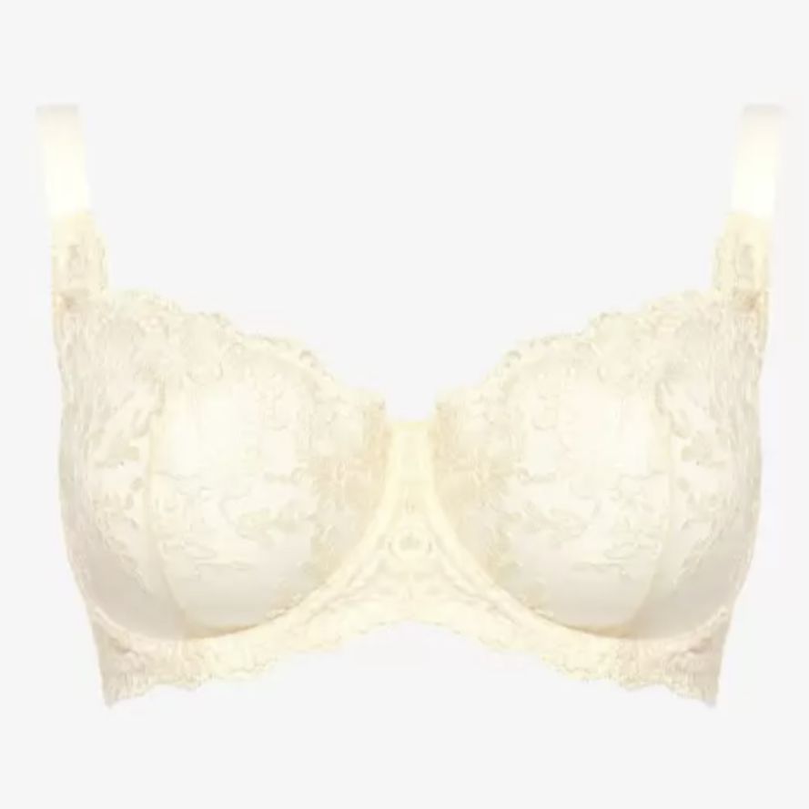 Ajour Lyceum UW Vertical Seam Bra BM7 in Cream-Anna Bella Fine Lingerie-Cream-32-E