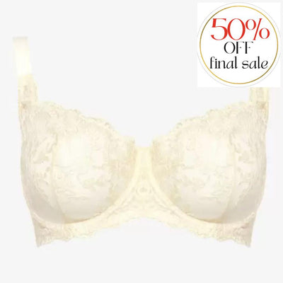 Ajour Lyceum UW Vertical Seam Bra BM7 in Cream-Bras-Ajour-Cream-32-E-Anna Bella Fine Lingerie, Reveal Your Most Gorgeous Self!