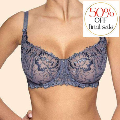 Ajour Meyer Soft Bra with UW BM7-Anna Bella Fine Lingerie-Indigo-32-E