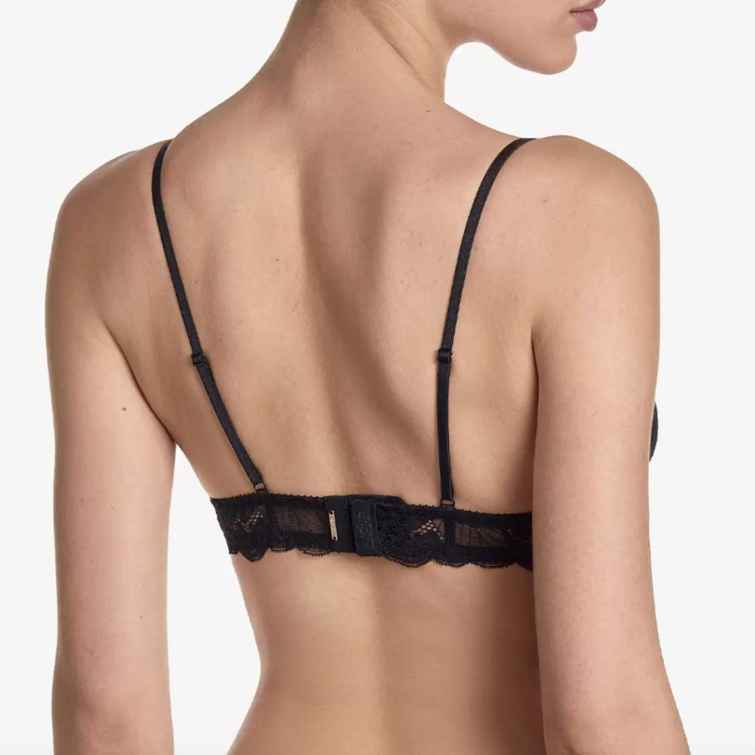 Ajour Mirage Bralette BM4-Anna Bella Fine Lingerie-Black with Animal Print-XSmall-