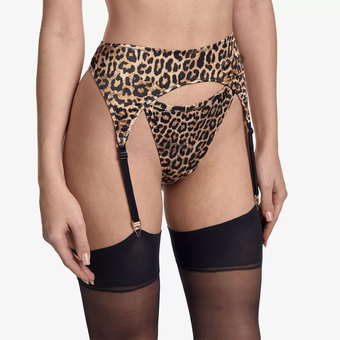 Ajour Mirage Garter Belt in Animal Print PJ1-Garter Belt-Ajour-Animal Print-XSmall-Anna Bella Fine Lingerie, Reveal Your Most Gorgeous Self!