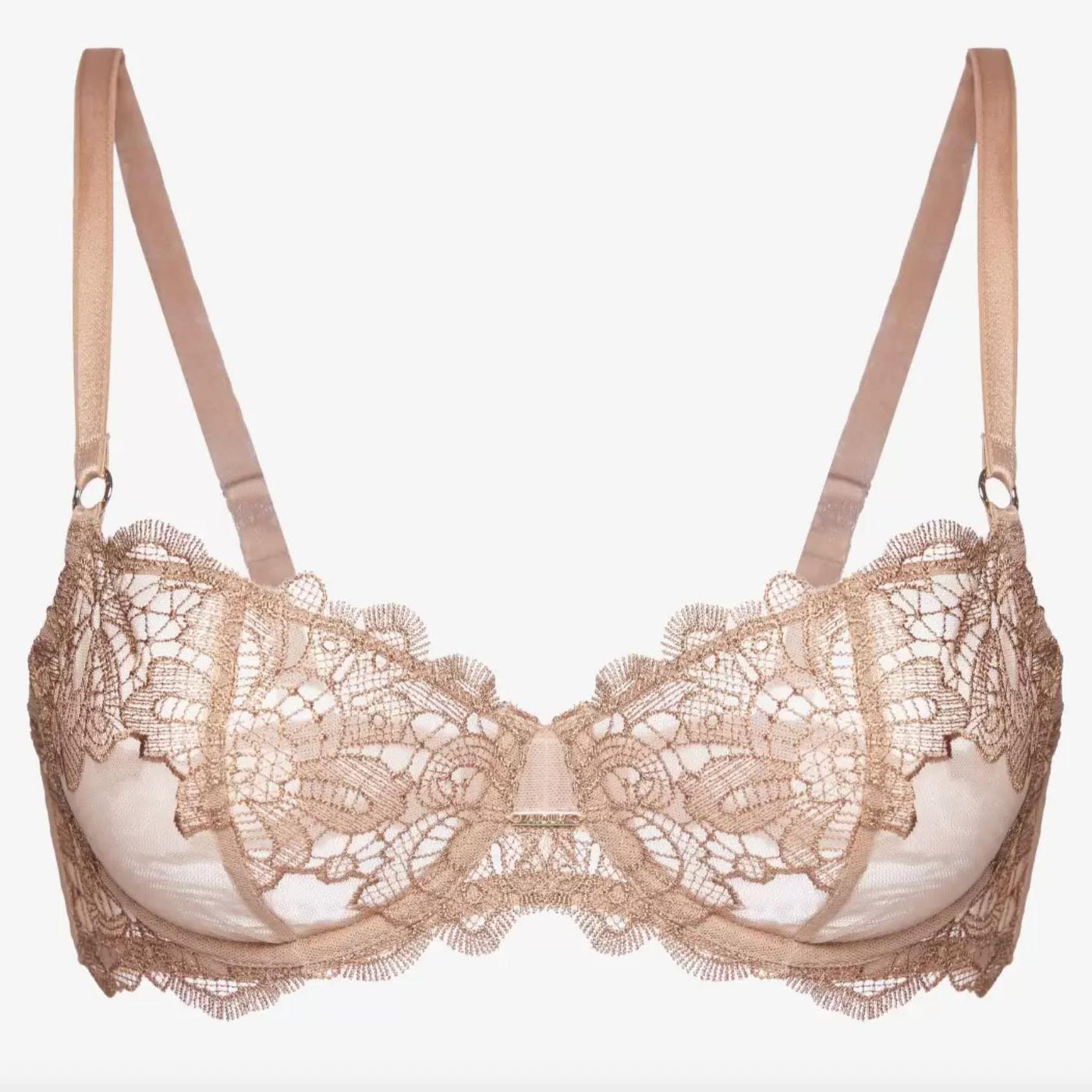 Ajour Moonlight UW Balconette Bra BM12 in Cappuccino-Bras-Ajour-Cappuccino-32-D-Anna Bella Fine Lingerie, Reveal Your Most Gorgeous Self!