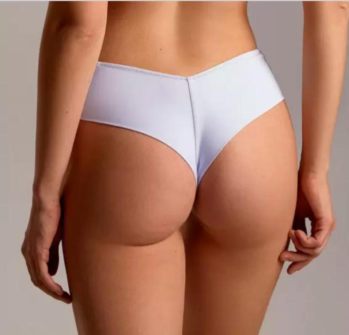 Ajour Nocturne Seamless Brazilian Thong C170 in Light Blue-Panties-Ajour-Light Blue-XSmall-Anna Bella Fine Lingerie, Reveal Your Most Gorgeous Self!