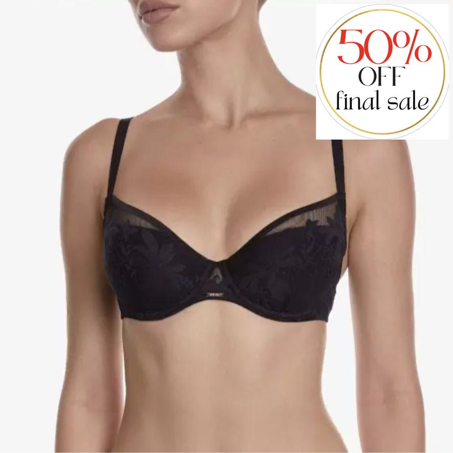 Ajour Regent Padded UW Bra BP110-Anna Bella Fine Lingerie-Black-32-B