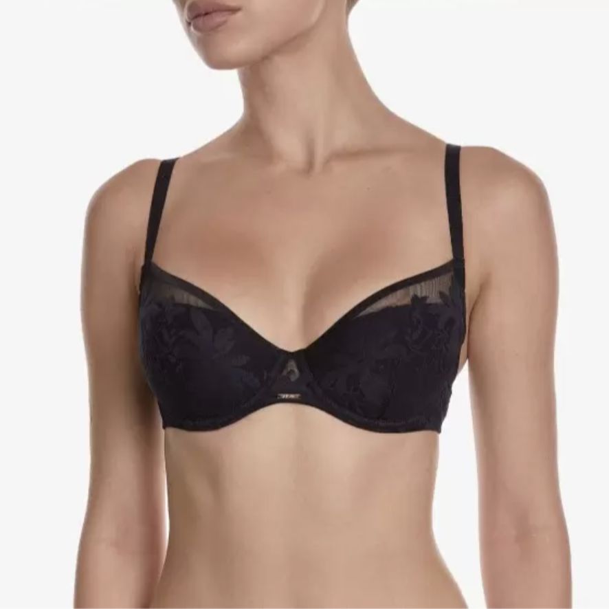Ajour Regent Padded UW Bra BP110-Bras-Ajour-Black-32-B-Anna Bella Fine Lingerie, Reveal Your Most Gorgeous Self!