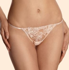 Ajour Romance G- String C226-Anna Bella Fine Lingerie-Powder-XSmall-