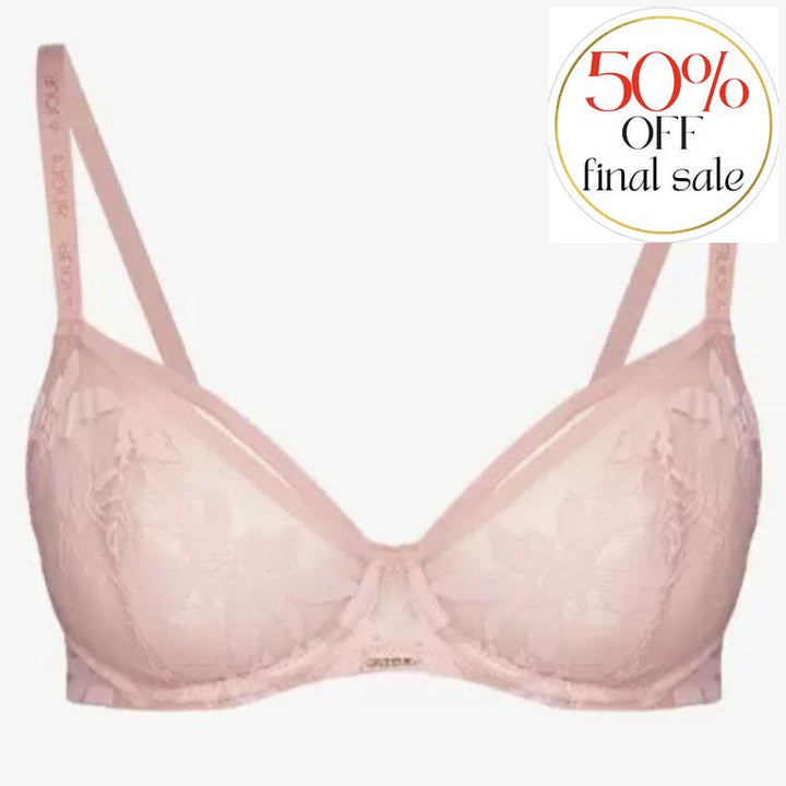 Ajour Savoy Demi Bra BM5-Bras-Ajour-Powdery-32-C-Anna Bella Fine Lingerie, Reveal Your Most Gorgeous Self!