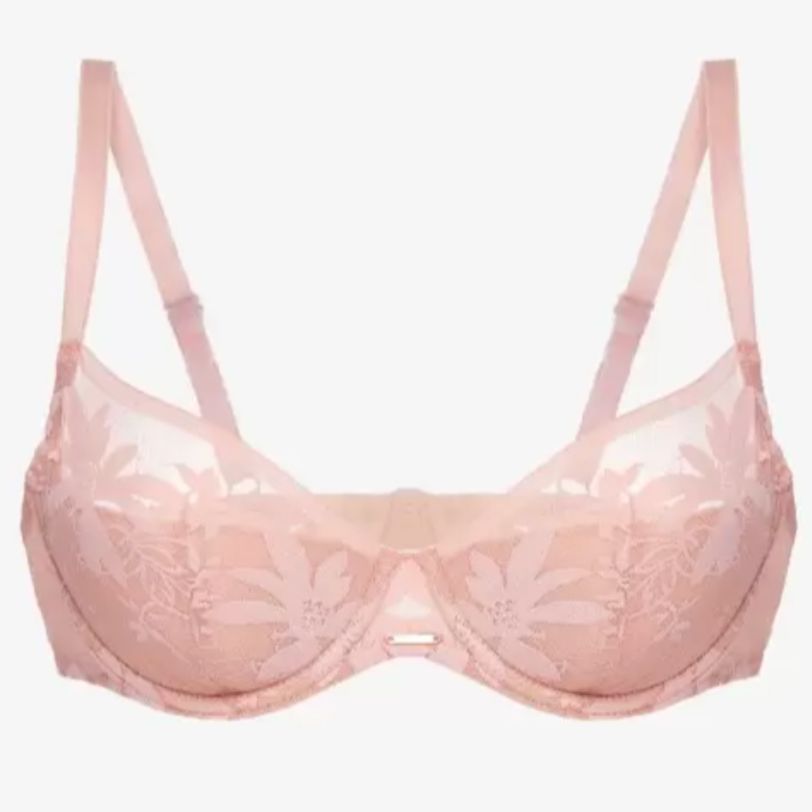 Ajour Savoy Pushup Bra BP110-Bras-Ajour-Powdery-32-B-Anna Bella Fine Lingerie, Reveal Your Most Gorgeous Self!