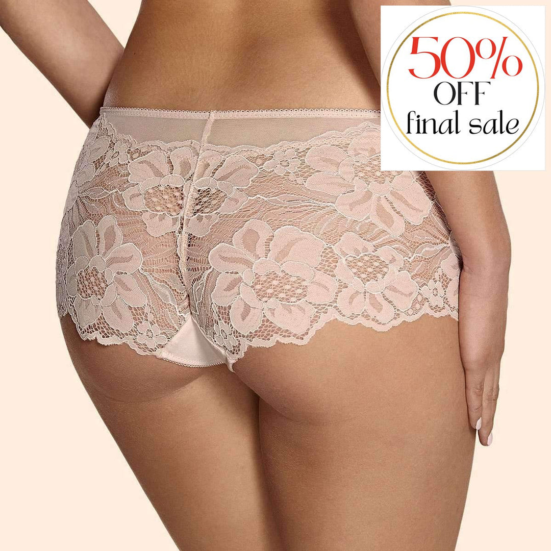 Ajour Tussauds Shorts ALS1710 h8-Panties-Ajour-Beige-Medium-Anna Bella Fine Lingerie, Reveal Your Most Gorgeous Self!