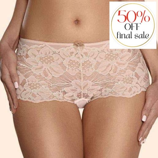 Ajour Tussauds Shorts ALS1710 h8-Panties-Ajour-Beige-Medium-Anna Bella Fine Lingerie, Reveal Your Most Gorgeous Self!