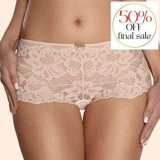 Ajour Tussauds Shorts ALS1710 h8-Anna Bella Fine Lingerie-Beige-Medium-